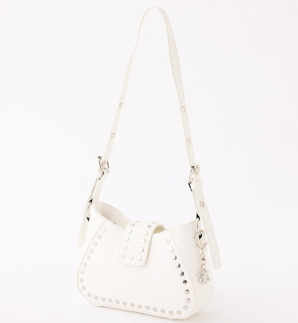  「チャーム付きスタッズバッグ」|ショルダー・メッセンジャー|