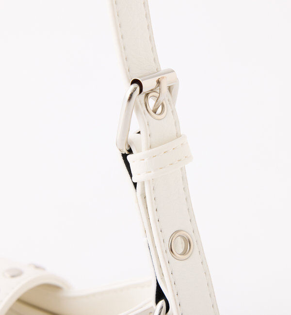  「チャーム付きスタッズバッグ」|ショルダー・メッセンジャー|