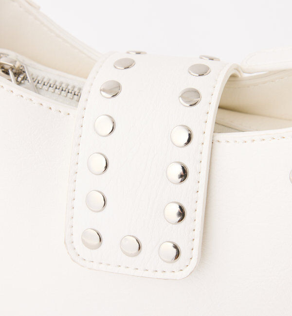  「チャーム付きスタッズバッグ」|ショルダー・メッセンジャー|