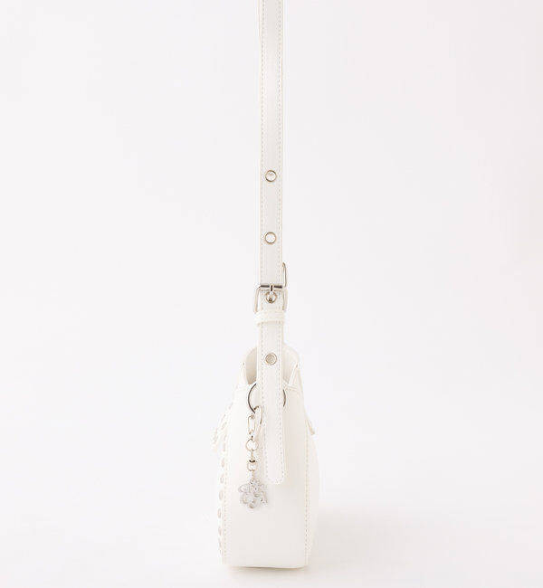  「チャーム付きスタッズバッグ」|ショルダー・メッセンジャー|