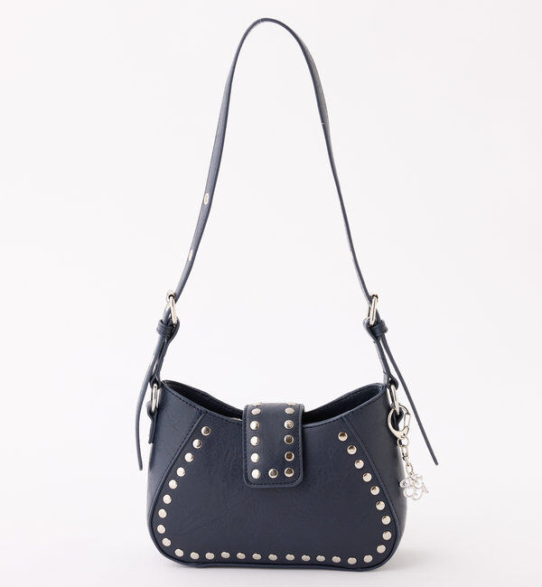  「チャーム付きスタッズバッグ」|ショルダー・メッセンジャー|