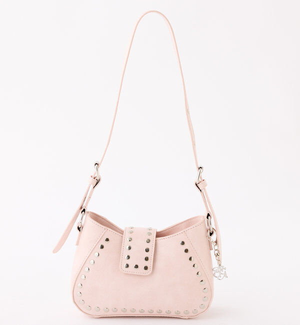  「チャーム付きスタッズバッグ」|ショルダー・メッセンジャー|