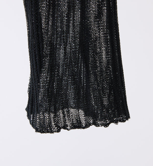  「ホック付きシアーカーデ」|ニット・セーター|