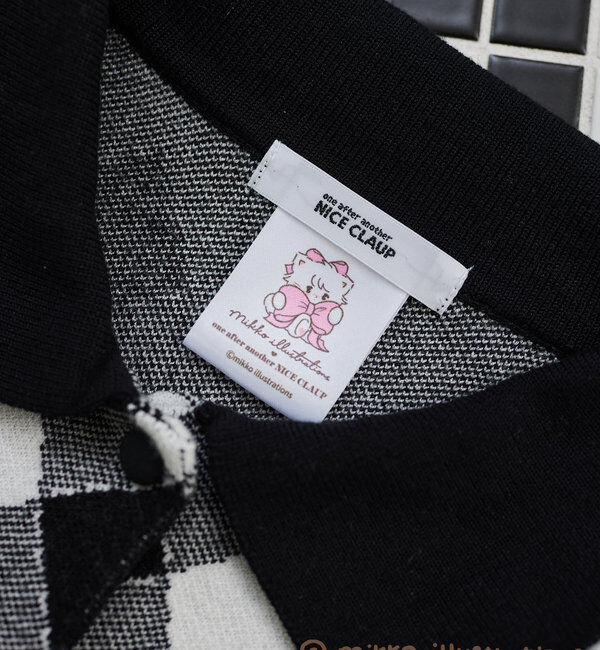  「【mikko コラボ】刺繍入りポロ衿セットアップ」|ワンピース|