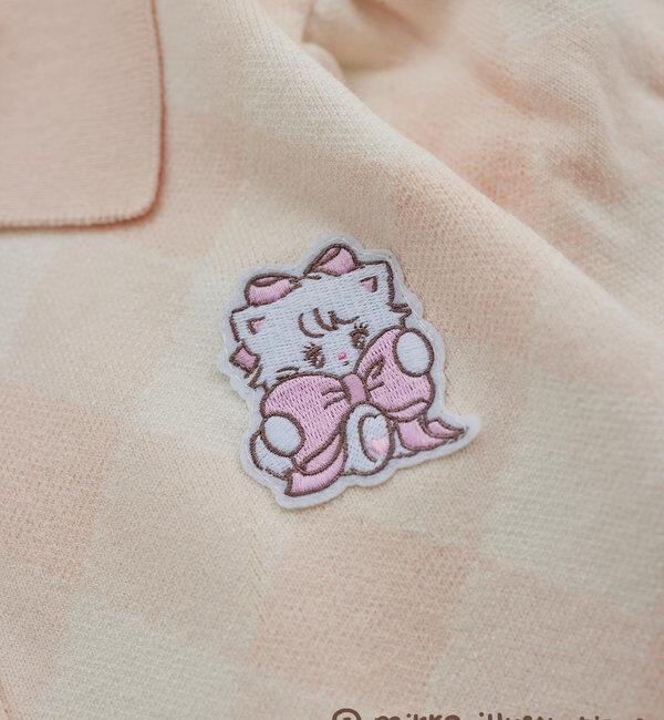  「【mikko コラボ】刺繍入りポロ衿セットアップ」|ワンピース|