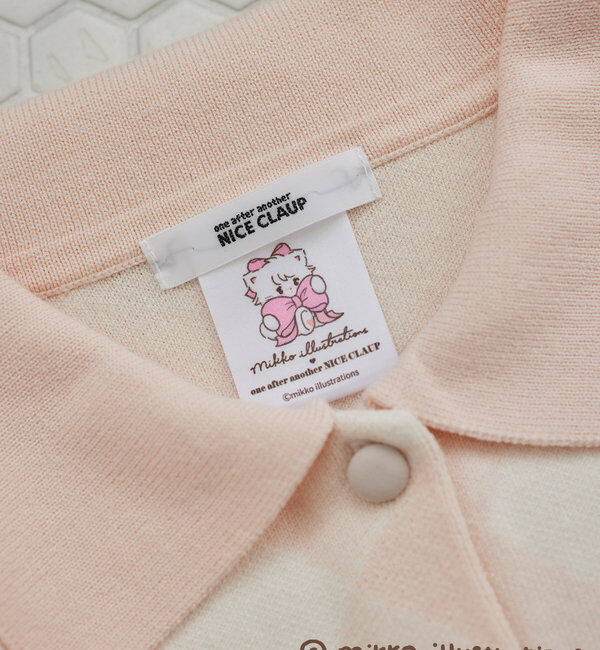  「【mikko コラボ】刺繍入りポロ衿セットアップ」|ワンピース|