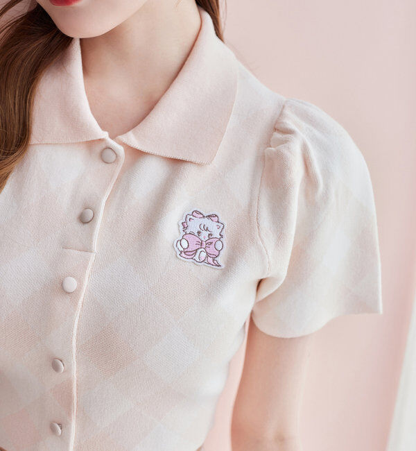  「【mikko コラボ】刺繍入りポロ衿セットアップ」|ワンピース|