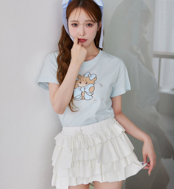  「【mikko コラボ】プリントTシャツ」|Tシャツ・カットソー|