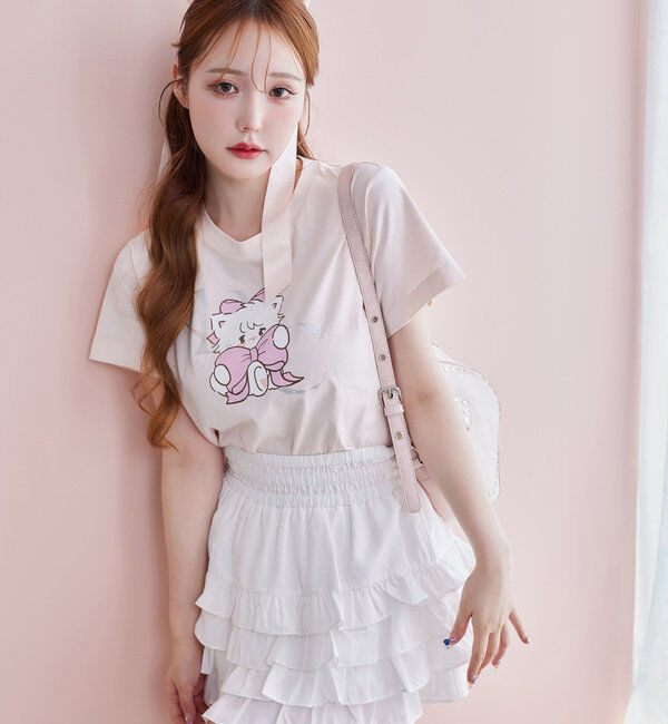  「【mikko コラボ】プリントTシャツ」|Tシャツ・カットソー|