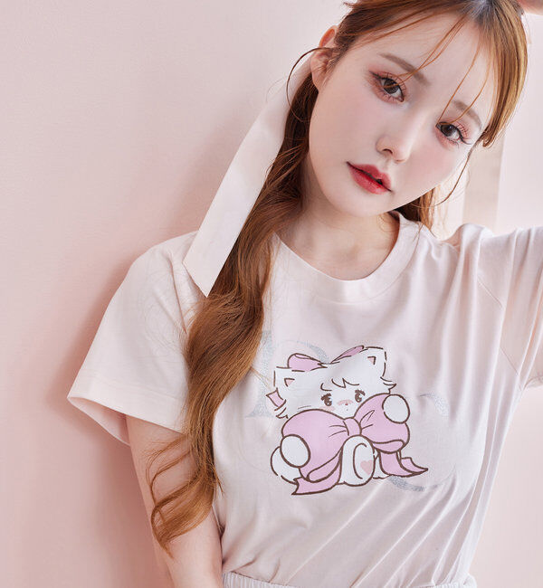  「【mikko コラボ】プリントTシャツ」|Tシャツ・カットソー|