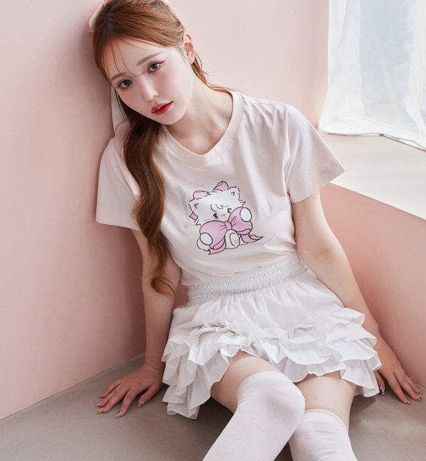  「【mikko コラボ】プリントTシャツ」|Tシャツ・カットソー|