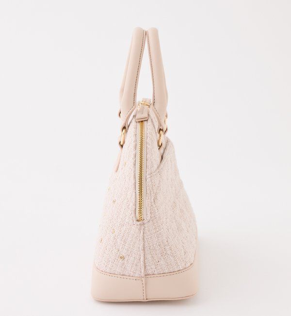  「【HolidayCollection】ビジュースタッズハンドバッグ」|ショルダー・メッセンジャー|