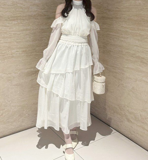  「【Occasion Collection】アメスリティアードワンピ」|ワンピース|