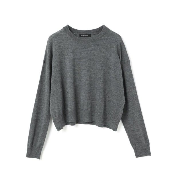 mizuiro ind「mizuiro ind ハイゲージクルーネックプルオーバー」|ニット・セーター|