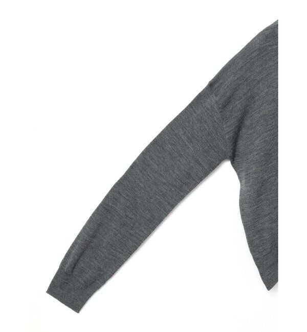 mizuiro ind「mizuiro ind ハイゲージクルーネックプルオーバー」|ニット・セーター|