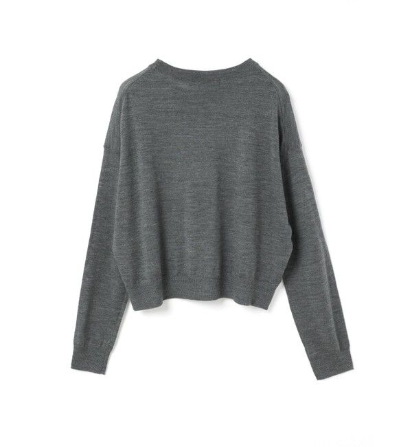 mizuiro ind「mizuiro ind ハイゲージクルーネックプルオーバー」|ニット・セーター|