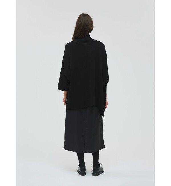 mizuiro ind「mizuiro ind ポンチョライクプルオーバー」|ニット・セーター|