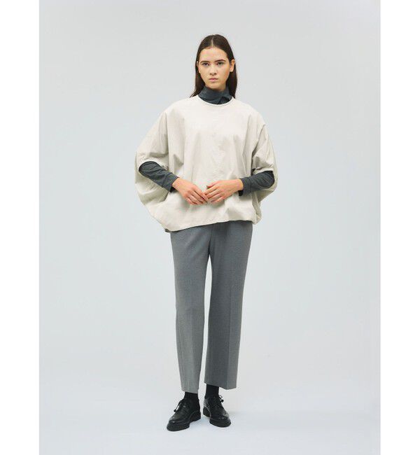 mizuiro ind「mizuiro ind コーデュロイコクーンプルオーバー」|Tシャツ・カットソー|