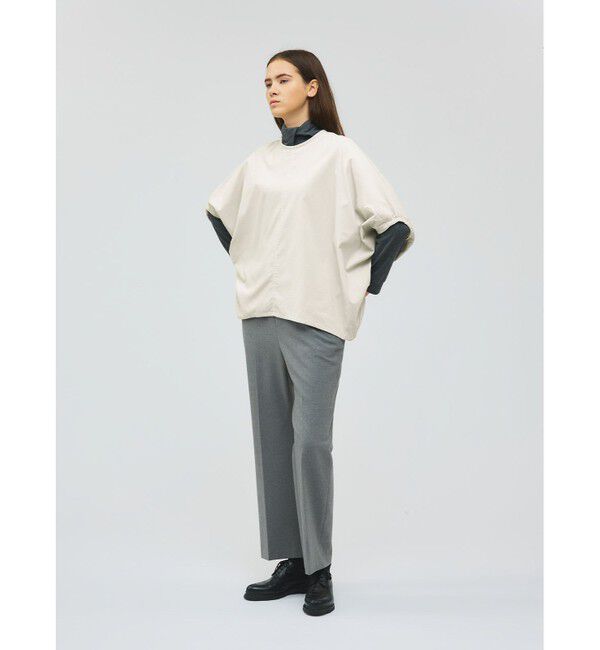 mizuiro ind「mizuiro ind コーデュロイコクーンプルオーバー」|Tシャツ・カットソー|