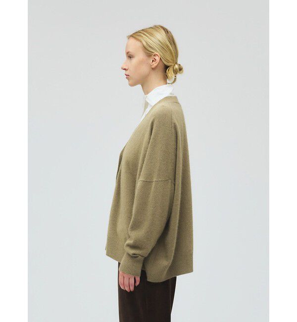 mizuiro ind「mizuiro ind Vネックカーディガン」|カーディガン|