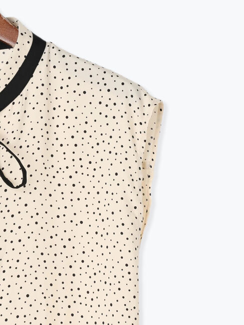 Te chichi「配色リボンドットアソートブラウス」|シャツ・ブラウス|