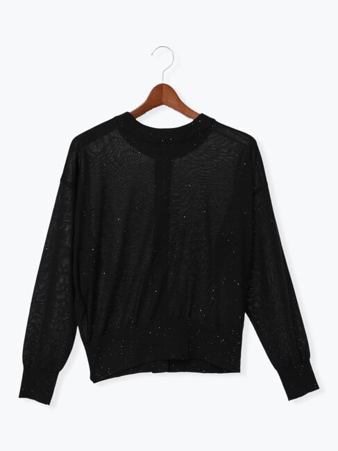 Te chichi「スパンコール2wayニット」|カーディガン|