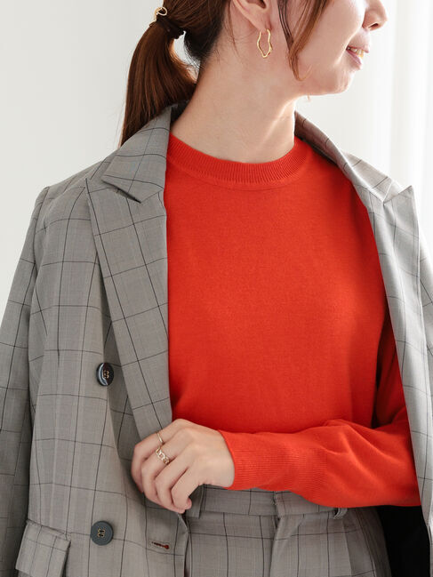 Te chichi「クルーネックプレーンプルオーバー」|ニット・セーター|シュアカ