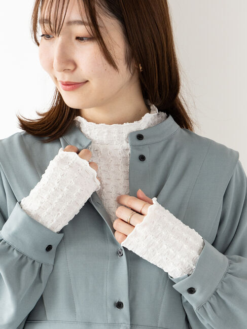 Te chichi TERRASSE「ふくれジャカードハイネックトップス」|Tシャツ・カットソー|オフホワイト