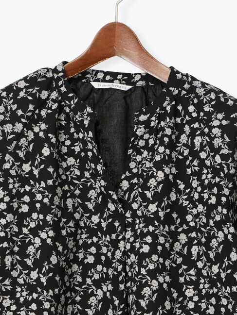 Te chichi TERRASSE「【イージーケア】無地/柄アソートスキッパーブラウス」|シャツ・ブラウス|