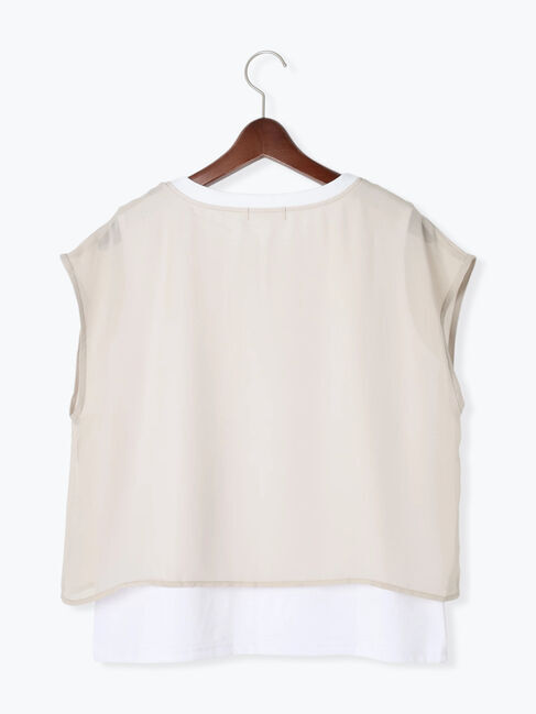 Te chichi TERRASSE「レイヤードドロストトップス」|その他|