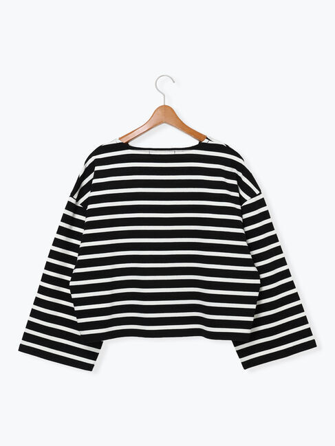 Lugnoncure「ビッグスリーブボーダーカットソー」|Tシャツ・カットソー|