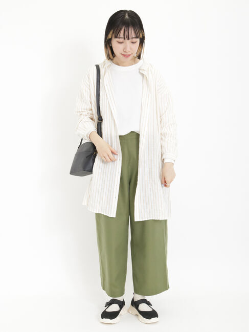 Samansa Mos2「柄アソートレース襟チュニック」|シャツ・ブラウス|