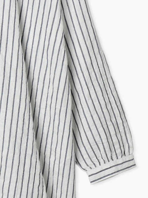 Samansa Mos2「柄アソートレース襟チュニック」|シャツ・ブラウス|