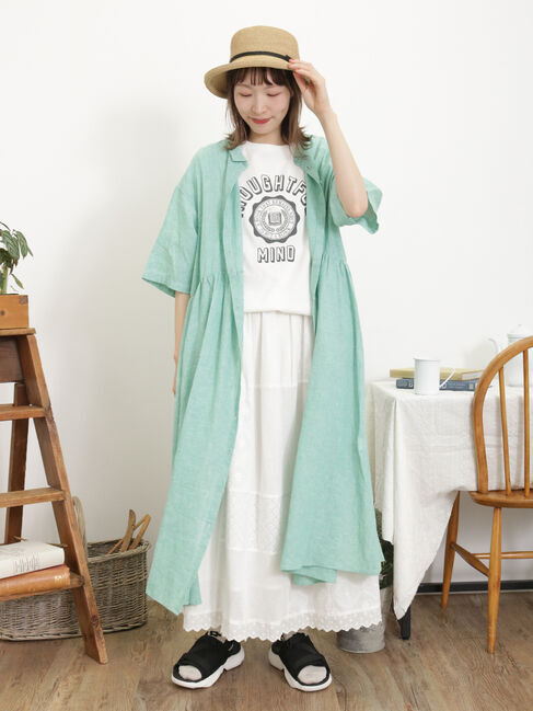 Samansa Mos2「箔プリントアソートTシャツ」|Tシャツ・カットソー|