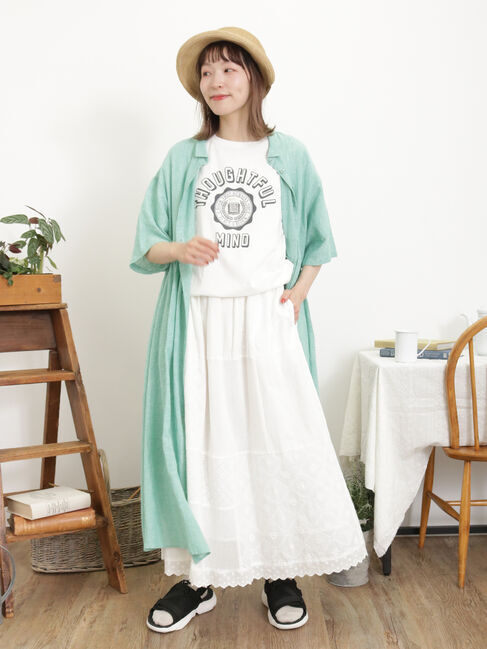 Samansa Mos2「箔プリントアソートTシャツ」|Tシャツ・カットソー|