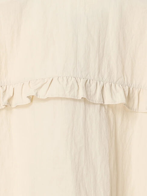 Samansa Mos2「フリルトラックジャケット」|ブルゾン・スタジャン|