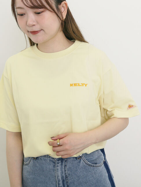 Samansa Mos2「【KELTY&times;Samansa Mos2】フラワープリントTシャツ」|Tシャツ・カットソー|