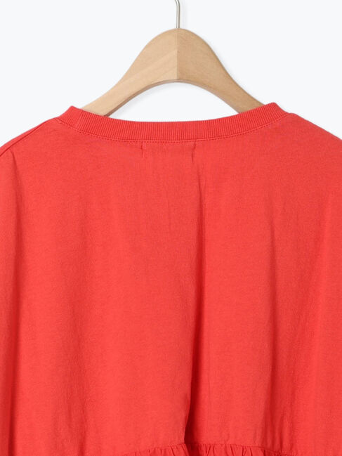 Samansa Mos2「袖レースギャザーカットソー」|Tシャツ・カットソー|