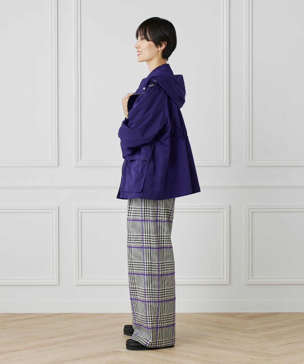 I.T.'S international「リングヤーンストレートチェックパンツ」|スラックス|