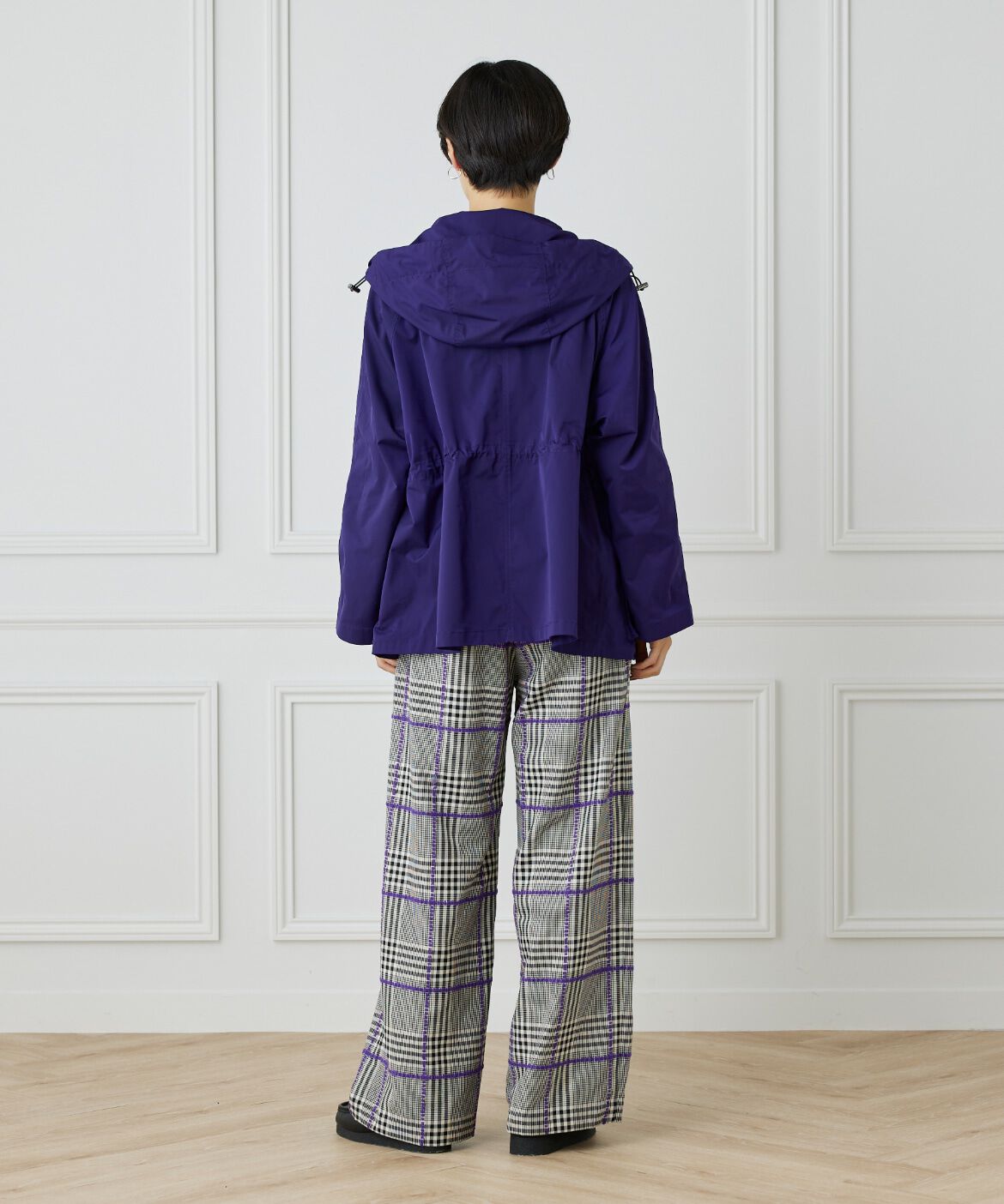 I.T.'S international「リングヤーンストレートチェックパンツ」|スラックス|