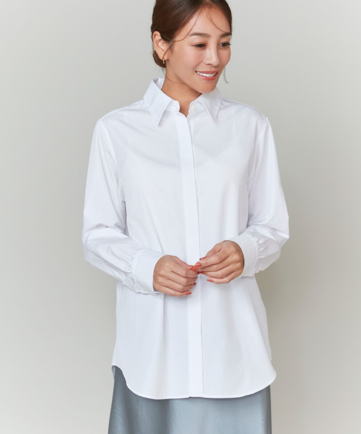 INED「ベーシックシャツ《THOMAS MASON》」|シャツ・ブラウス|