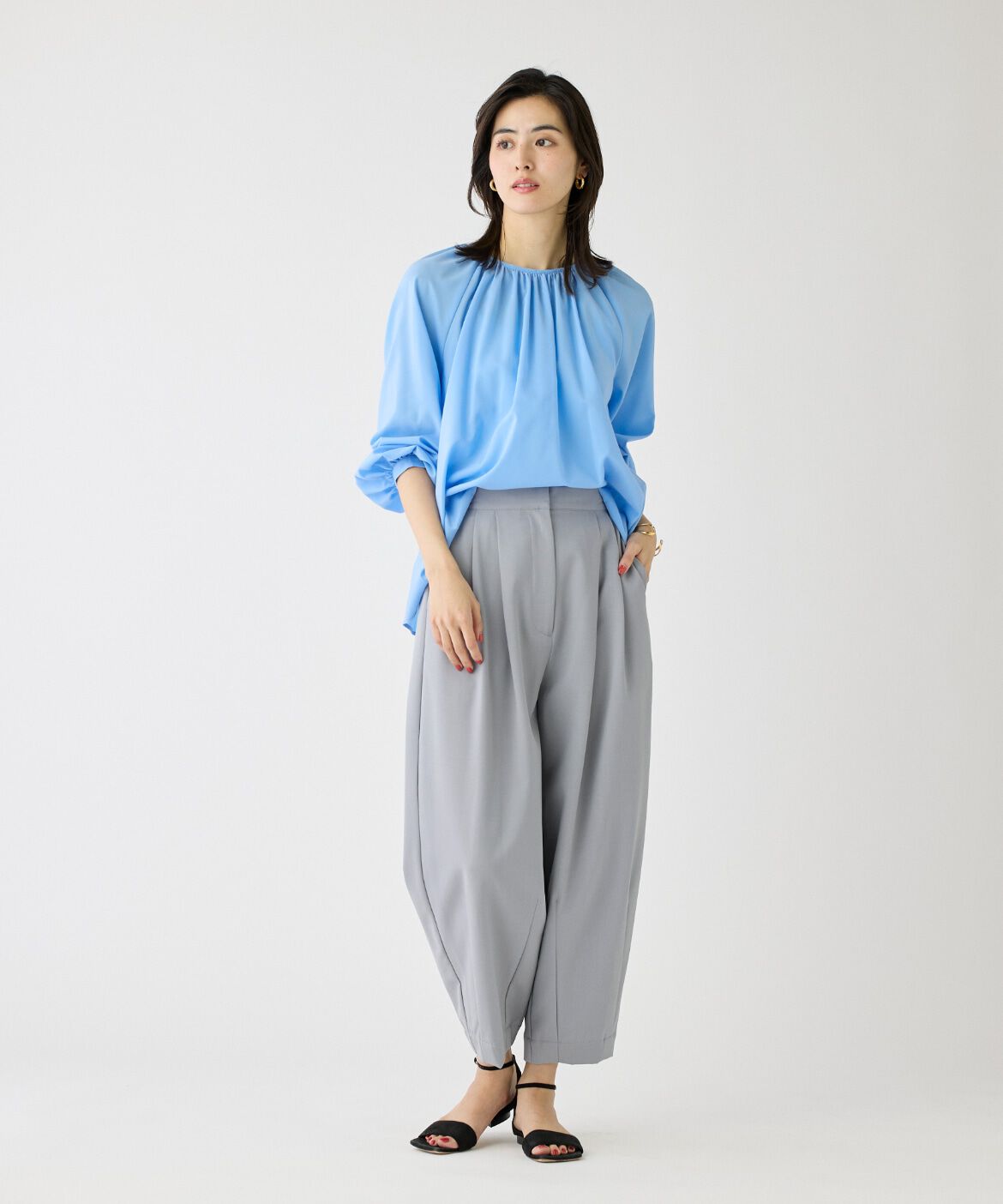 DAY by DAY it&rsquo;s international「ラグランギャザーブラウス」|シャツ・ブラウス|