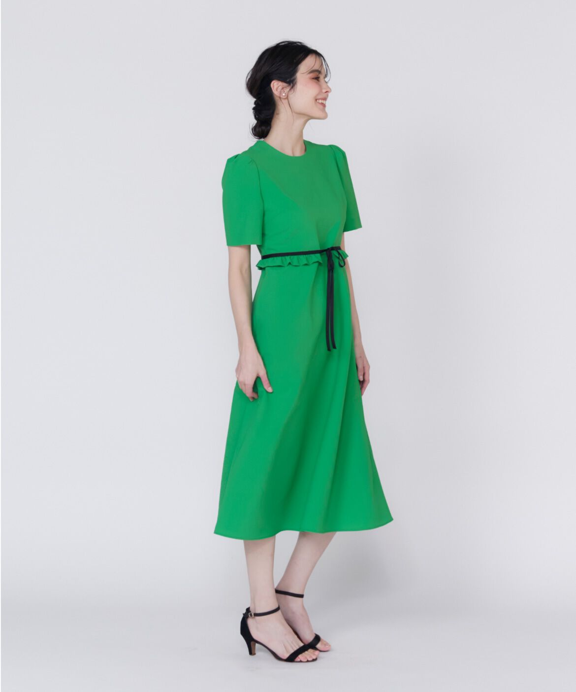 Maglie le cassetto「ウエストフリルワンピース」|ワンピース|