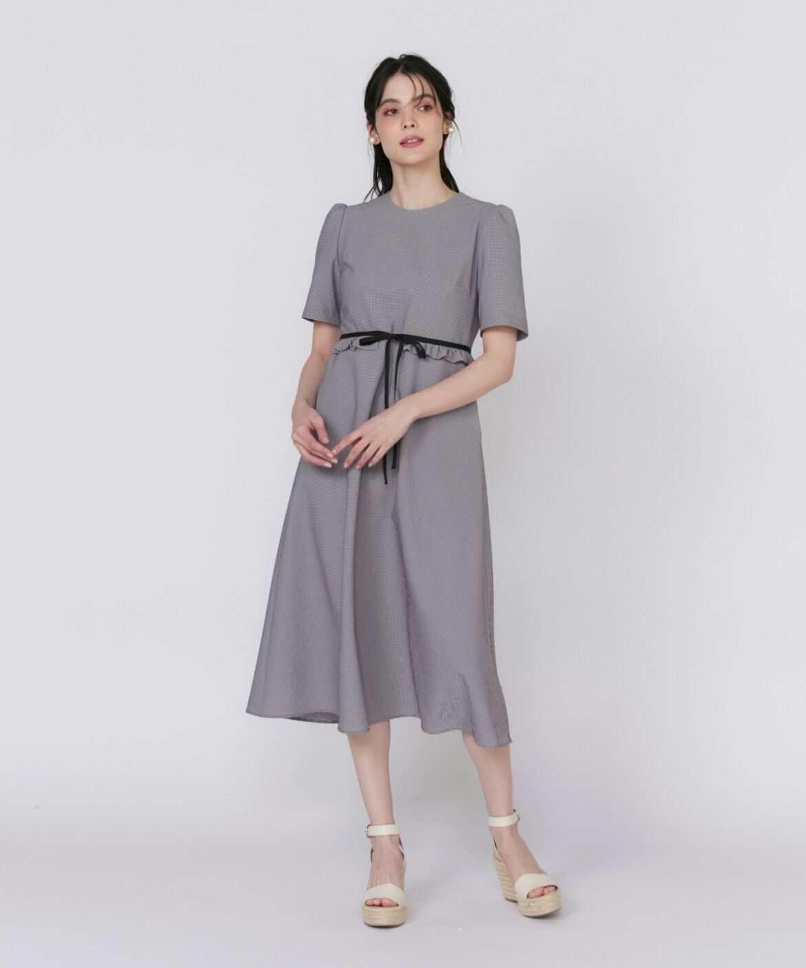 Maglie le cassetto「ウエストフリルワンピース」|ワンピース|