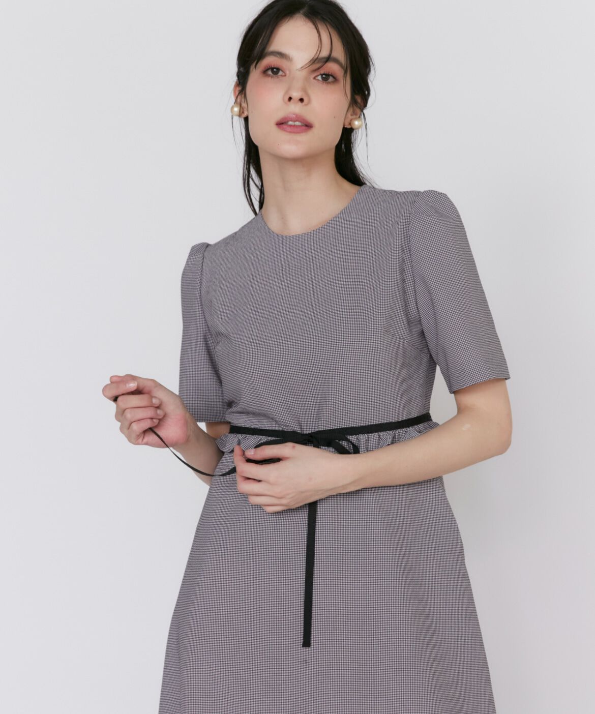 Maglie le cassetto「ウエストフリルワンピース」|ワンピース|