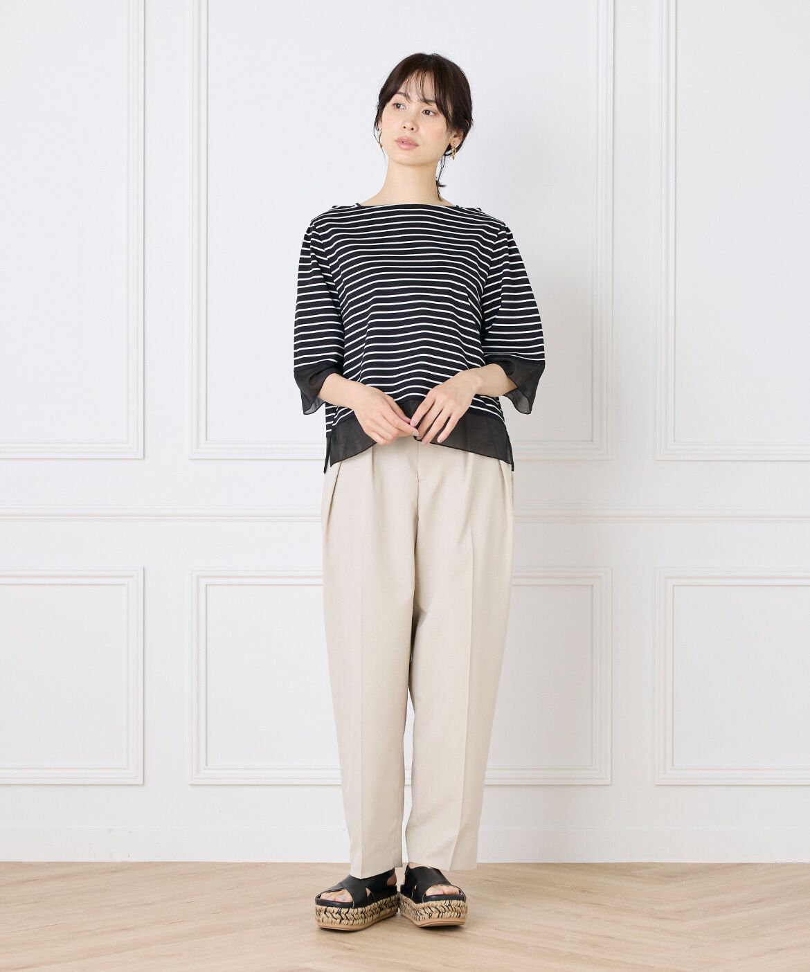 DAY by DAY it&rsquo;s international「シアー切替えプルオーバー」|Tシャツ・カットソー|