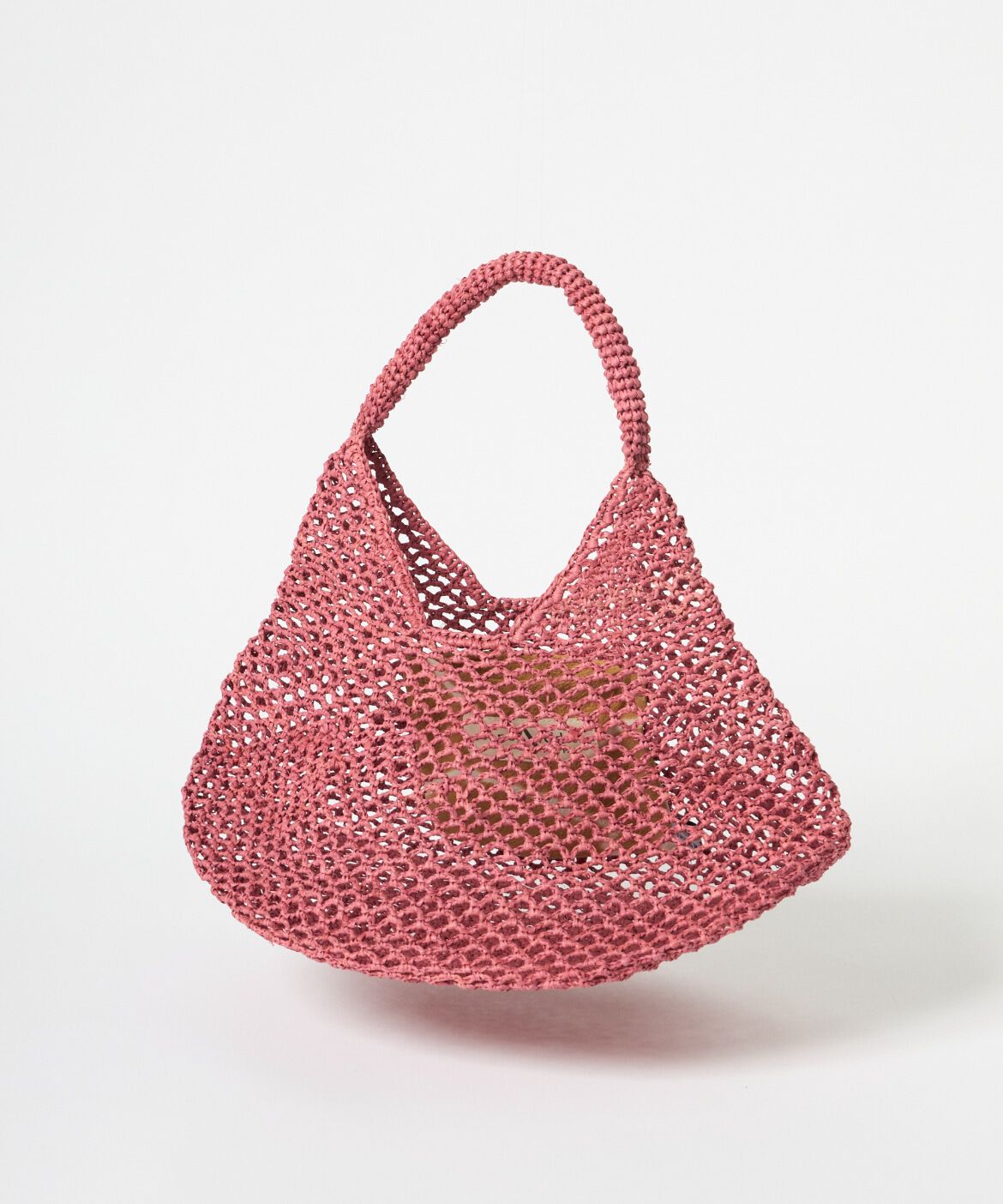 INED「《FAVORITE》MANAKELYラフィアバッグ《Sans arcidet》」|かごバッグ|ワイン5