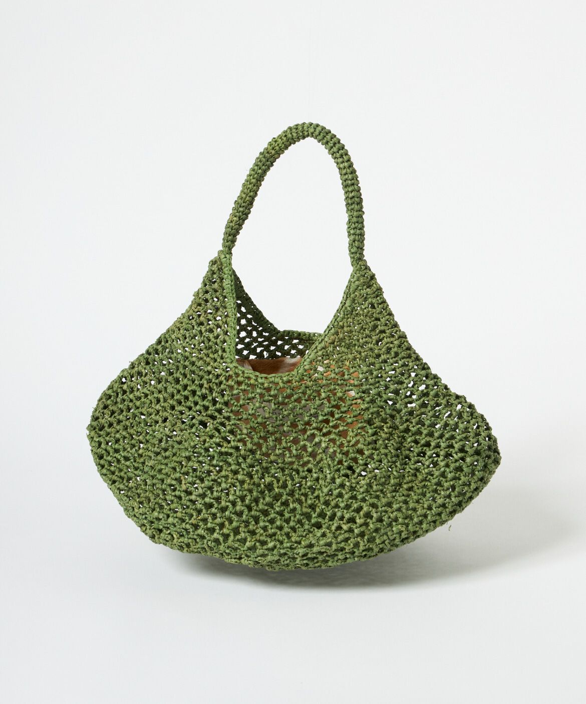 INED「《FAVORITE》MANAKELYラフィアバッグ《Sans arcidet》」|かごバッグ|ブルーグレー4