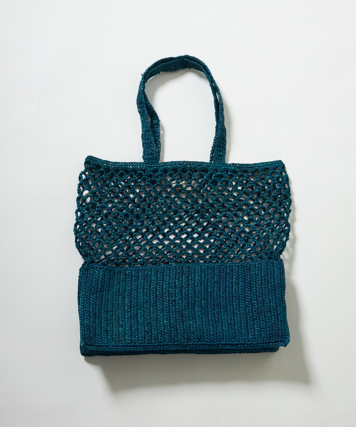 INED「《FAVORITE》ラフィアトートバッグ ILDA《Camalya》」|かごバッグ|ブルーグレー4