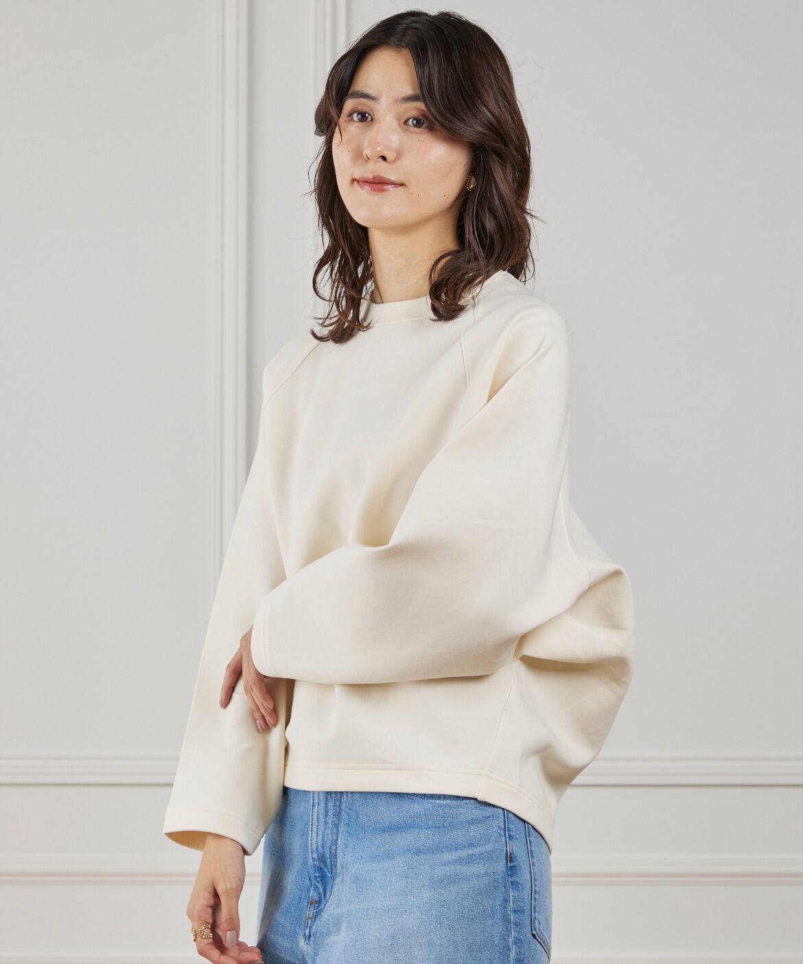 DAY by DAY it&rsquo;s international「コクーンシルエットプルオーバー」|Tシャツ・カットソー|アイボリー2